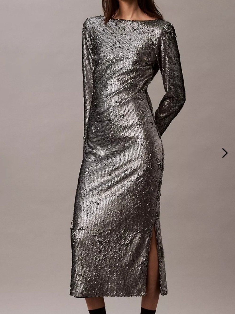 Calvin Klein Black Sequin Dress